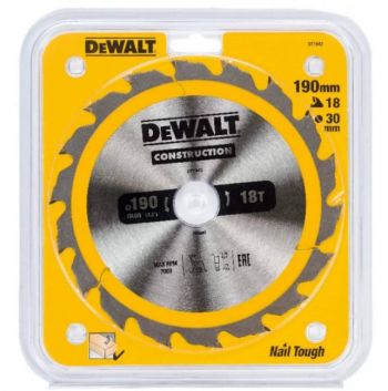 Диск пильный DeWALT Сonstruction DT1943 - Фото №2