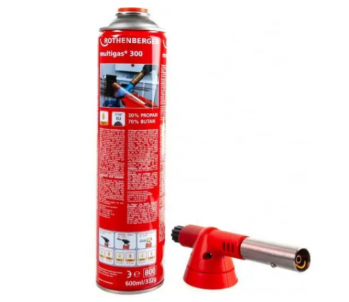 Газовая горелка Rothenberger ROFIRE 4 Set m. Multigas 300 7/16"EU (1000002359) - Фото №1