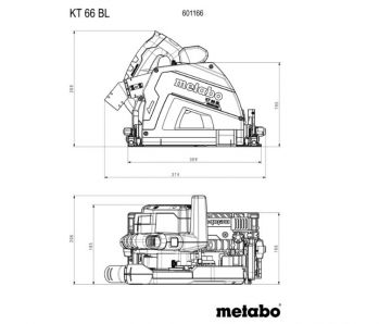 Пила дискова Metabo KT 66 BL MetaBox (601166500) - Фото №6