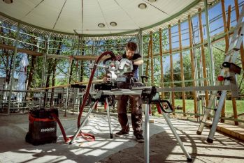 Пила торцовочная аккумуляторная Metabo KGS 18 LTX BL 254 (614254920) - Фото №2