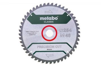 Диск пильний Metabo Precision Cut Classic 254x30, Z48 (628061000) - Фото №1