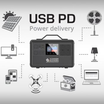 Портативна електростанція Konner Sohnen KS 2400PS - Фото №2