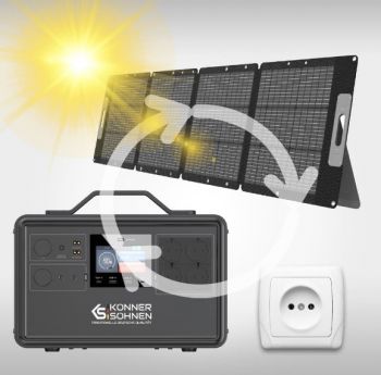 Портативна електростанція Konner Sohnen KS 2400PS - Фото №4