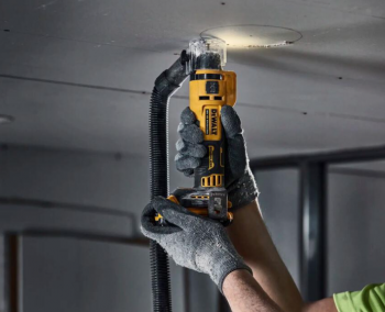 Фрезер аккумуляторный для вырезания гипсокартона Каркас DeWALT DCE555N - Фото №4