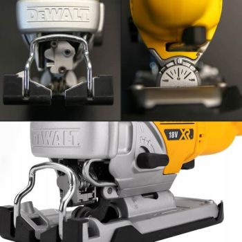Пила лобзиковая аккумуляторная бесщёточная DeWALT DCS334P2 - Фото №5
