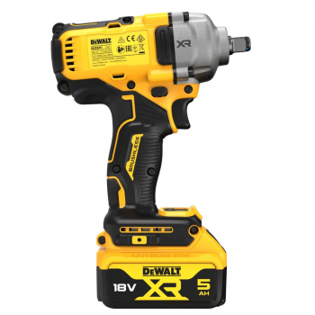 Гайковёрт ударный аккумуляторный бесщёточный DeWALT DCF891P2T (60147) - Фото №5