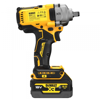 Гайковёрт ударный аккумуляторный бесщёточный DeWALT DCF891P2G (60145) - Фото №4