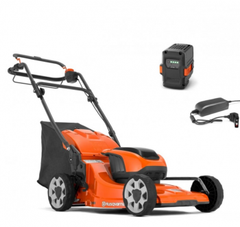 Газонокосилка аккумуляторная Husqvarna LC 142iS КІТ (9705419-02) - Фото №1