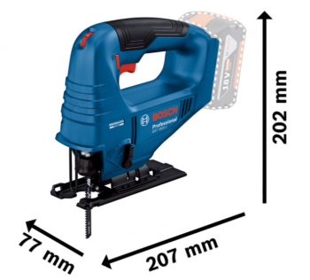 Акумуляторний лобзик Bosch Professional GST 183-LI Каркас (06015B7020) - Фото №3