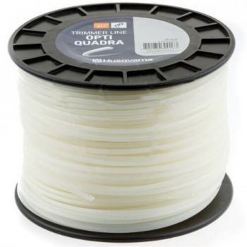 Корд триммерный Husqvarna Opti Quadra 3,3 мм x 437 м белый (5976689-32) - Фото №1