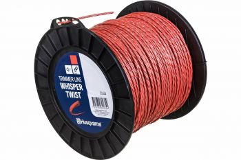 Корд триммерный Husqvarna Whisper Twist 3 мм x 210 м оранжевый/черный (5976691-42) - Фото №1