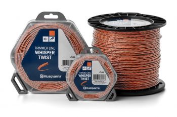 Корд триммерный Husqvarna Whisper Twist 3 мм x 48 м оранжевый/черный (5976691-41) - Фото №2