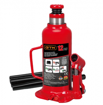 Домкрат гідравлічний 12т GTM TH91204 (32917) - Фото №1