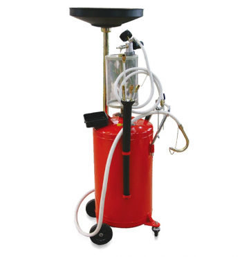 Установка для зливу та вакуумного відкачування олії 90 л GTM TRG2090 (30228) - Фото №1