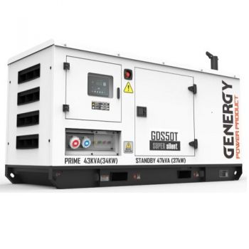 Генератор дизельный GENERGY GDS50T 37 кВт (240067090) - Фото №1