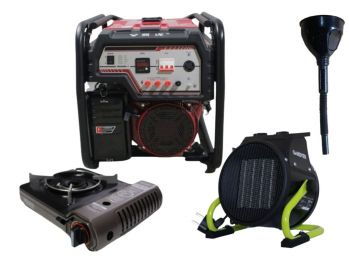 Бензиновый генератор EF Power YH6500S-IV + газовая плитка Orcamp CK-505 + обогреватель Gardyer HE2000 (KYH6500S-IV(K)) - Фото №1