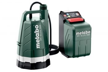 Акумуляторний заглибний насос Metabo TPF 18 LTX 7000 КАРКАС  (601748850) - Фото №1