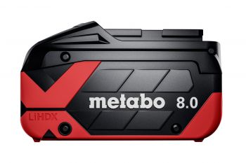 Акумуляторна батарея Metabo LiHDX 18 V, 8.0 Аг, (624975000) - Фото №2