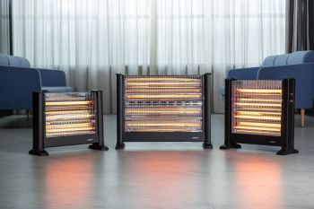 Обогреватель инфракрасный кварцевый ARDESTO IHS-1650, 15м2, 1650Вт, черный - Фото №3