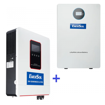 Гибридный инвертор EnerSol  EHI-SUNONECO6.2KW+EB-SK-51.2V200Ah - Фото №1