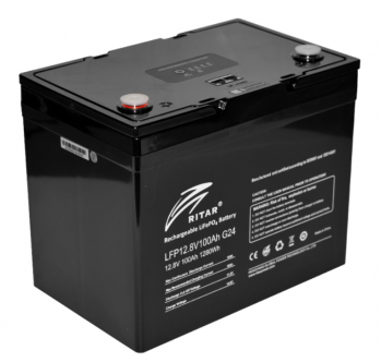 Аккумулятор LiFePO4 Ritar LFP12.8V100AH G3 (142169) - Фото №1