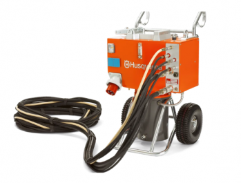 Маслостанция электрическая Husqvarna PP 455 E (9651566-04) - Фото №3