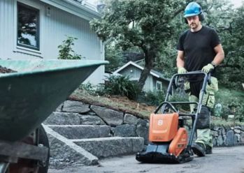 Виброплита бензиновая Husqvarna LF 100 LAT (9678551-02) - Фото №6