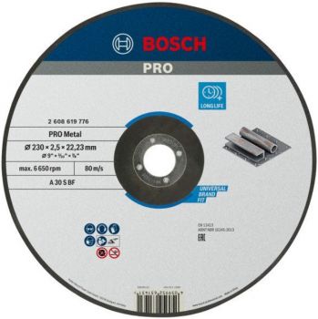 Диск отрезной Bosch Standard for Metal 230x2.5x22.2 мм (2608619776) - Фото №1