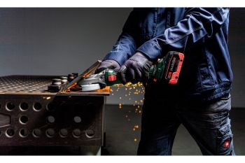 Аккумуляторная угловая шлифмашина с плоским корпусом редуктора Metabo WVBF 18 LTX BL 15-125 Quick metaBOX 165 L Каркас  (601308840) - Фото №2