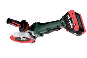 Аккумуляторная угловая шлифмашина с плоским корпусом редуктора Metabo WVBF 18 LTX BL 15-125 Quick metaBOX 165 L Каркас  (601308840) - Фото №3