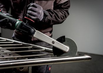 Аккумуляторная шлифмашина для угловых сварных швов METABO KNSVB 18 LTX BL 150 Каркас (601765840) - Фото №4