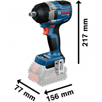 Акумуляторний ударний гайковерт Bosch GDS 18V-750 C (06019L9003) - Фото №6