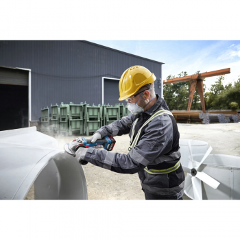 Аккумуляторная болгарка Bosch GWS 18V-11 S Professional L-BOXX 136 (06019N4103) - Фото №4