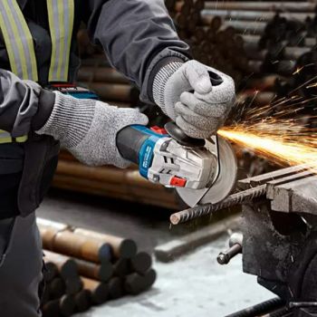 Аккумуляторная болгарка Bosch GWS 18V-11 S Каркас (06019N4001) - Фото №6