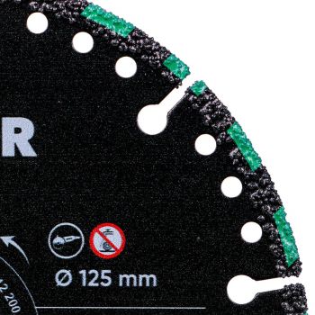 Круг алмазный отрезной 1A1RSS 125x2,5x22,2 Rex (89568442040) - Фото №2