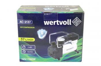 Компрессор автомобильный Wertvoll 12 V 150 PSI (AC-2137) - Фото №6
