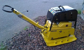 Виброплита бензиновая Masalta ROBIN EX27 (MS330-3) - Фото №2