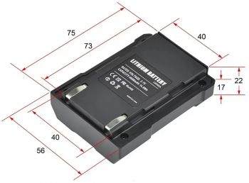 Аккумулятор YATO к лазерному уровню YT-30419 (YT-30420) - Фото №1