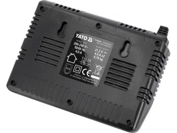 Интеллектуальное двойное зарядное устройство YATO 18В (YT-828501) - Фото №4
