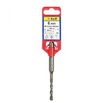 Бур по армированному бетону S&R 4X Cutter Meister 6x50x110 мм (201006110) - Фото №1