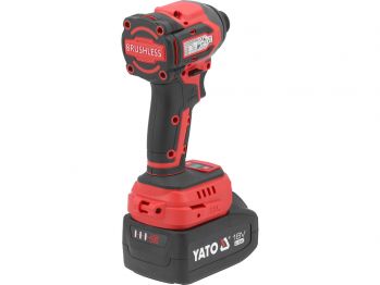 Бесщеточный ударный дрель-шуруповерт YATO YT-82798 - Фото №2