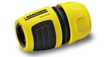Коннектор универсальный KARCHER с аквастопом Plus 1/2 - 5/8 - 3/4 LOOSE (2.645-204.0) - Фото №1