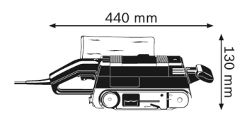 Ленточная шлифмашина BOSCH GBS 75 AE  (0601274708) - Фото №2