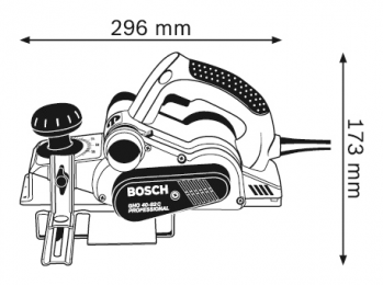 Электрорубанок BOSCH GHO 40-82 C (060159A76A) - Фото №5