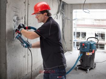 Пилосос будівельний BOSCH GAS 55 M AFC (06019C3300) - Фото №4
