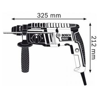 Перфоратор BOSCH GBH 2-20 D (061125A400) - Фото №2
