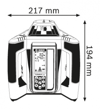 Ротационный лазерный нивелир BOSCH GRL 500 H + LR 50 Professional (0601061A00) - Фото №5