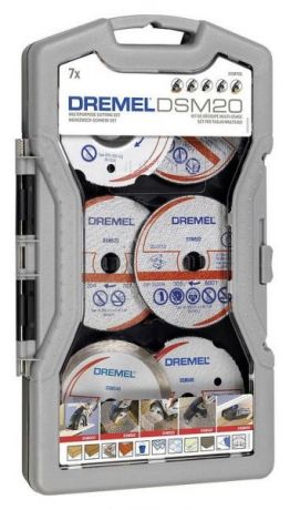 Набор дисков BOSCH DREMEL DSM20 Accessory Set 7pc 2615S705JA - Фото №1