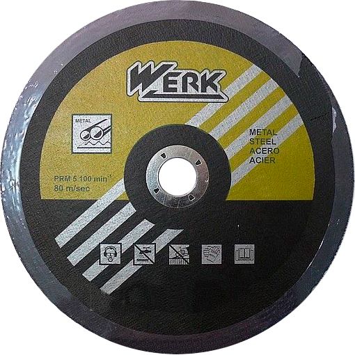 Круг отрезной по металлу WERK WE201121, 350х3.0х25.4 мм (34015)