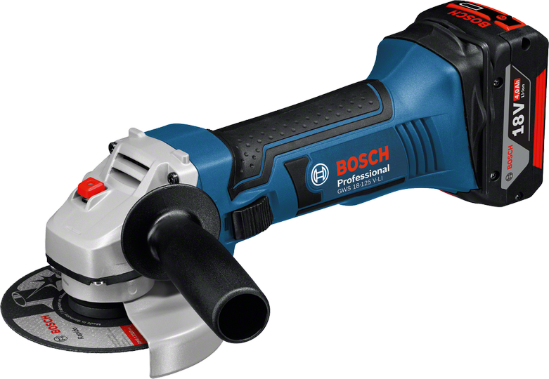 Аккумуляторная угловая шлифмашина BOSCH GWS 18-125 V-LI (060193A307)